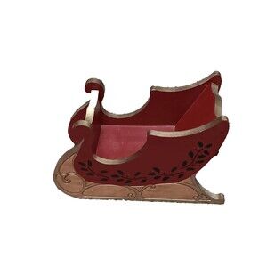 VTG Santas Wooden Sleigh
